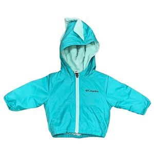 Columbia Kids Jacket in Aqua and Mint